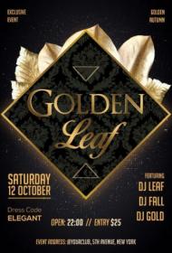 Golden Leaf - Premium flyer psd template