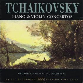 Tchaikovsky ‎– Piano & Violin Concertos - Georgian SIMI Festival Orchestra, Nodar Tsatishvili