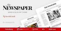 ThemeForest - The Newspaper v1.0.7 - News Magazine Editorial WordPress Theme - 20706986