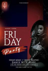 Friday Girls Night - Premium flyer psd template