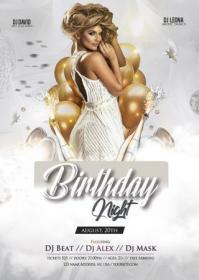 Birthday Party 2 PSD Flyer Template