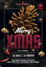 Merry XMAS Night - Premium flyer psd template