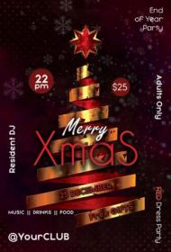 Merry Xmas 2 - Premium flyer psd template