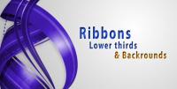 RIBBONS Lower thirds & Backgrounds AE project 234265