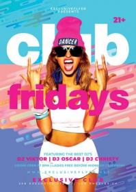 Club fridays - Premium flyer psd template