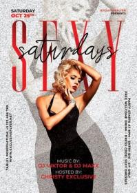 Sexy saturdays - Premium flyer psd template