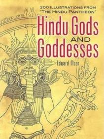 Hindu Gods and Goddesses- 300 Illustrations from -The Hindu Pantheon