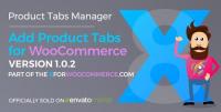 CodeCanyon - Add Product Tabs for WooCommerce v1.1.2 - 24006072
