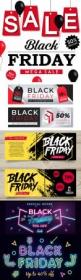 Black Friday 2019 Banners Vector Colletion Vol.2