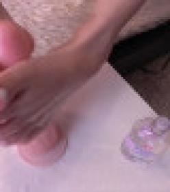 Purple Bitch - First Speculum and Feet Foot Fetish Purple Bitch