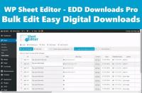 WP Sheet Editor - EDD Downloads Pro v1.0.20 - Bulk Edit Easy Digital Downloads