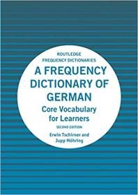 A Frequency Dictionary of German, 2nd Edition
