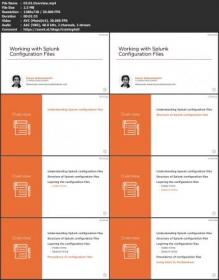 PluralSight - Splunk Enterprise Administration- Working with Configuration Files and Indexes
