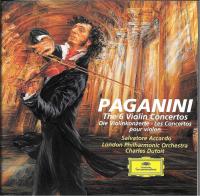 Paganini ‎– The 6 Violin Concertos - The London Philharmonic Orchestra, Salvatore Accardo, Charles Dutoit