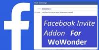 CodeCanyon - Facebook Invite Addon For WoWonder (Update- 21 December 19) - 15427337