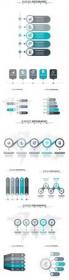 Business infographics options elements collection 135