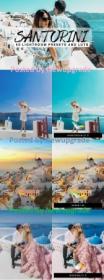 Creativemarket - 50 Santorini Lightroom Presets LUTs 4532579