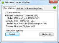 Windows 7 Loader v2.0.0 By Daz