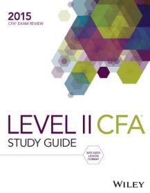 Wiley Study Guide for 2015 Level II CFA Exam- Complete Set