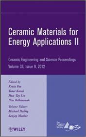 Ceramic Materials for Energy Applications II- Ceramic Engineering and Science Proceedings