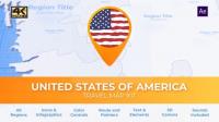 Videohive - Travel Map USA United States of America 25922874