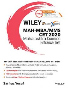 Wiley's ExamXpert MAH - MBA - MMS CET 2020 Maharashtra Common Entrance Test