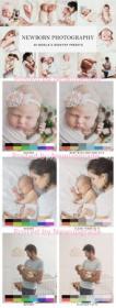 50 Newborn Baby Lightroom Presets and LUTs