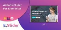 CodeCanyon - E.Slider Add ons slider for Elementor v1.0.1 - 25908345