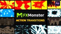 Videohive - Cartoon Action Transitions - After Effects 26031247