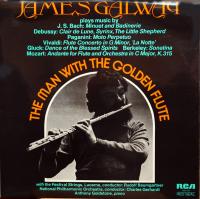 James Galway ‎– The Man With The Golden Flute - Works Of Bach, Paganini, Vivaldi, Gluck, Mozart - Vinyl 1976
