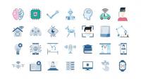 Videohive - 100 Artificial Intelligence Icons 26105034