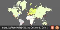 CodeCanyon - Interactive World Map With Cities v4.1 - 4757953