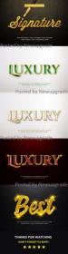 Graphicriver - 3d Luxury Text Style Effect Mockup 26054193