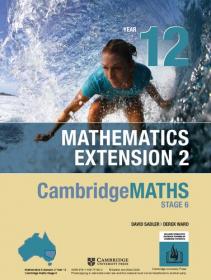 CambridgeMATHS Stage 6 Mathematics Extension 2 Year 12