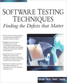 Software Testing Techniques- Finding the Defects that Matter