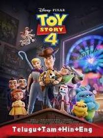Toy Story 4 (2019) BR-Rip Org Auds [Telugu + Tamil] - 250MB - ESub
