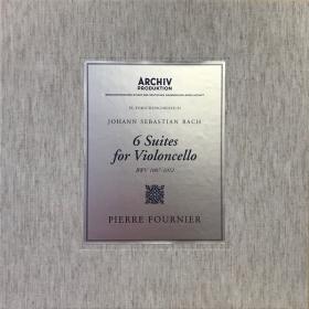 Johann Sebastian Bach - Pierre Fournier ‎– 6 Suites For Violoncello (BWV 1007-1012) - 2CDs