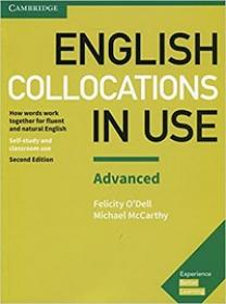 English Collocations in Use Advanced Book with Answers - How Words Work Together for Fluent