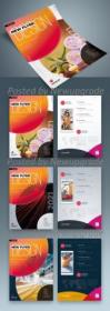 Colorful Business Flyer Layout with Circle Elements 334852941