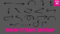 Videohive - Brush Stroke Arrows 21689620