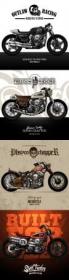 Motorcycle Posters Vector Collection