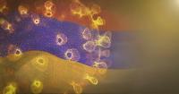 Videohive - Armenia Flag With Corona Virus Bacteria 26168654