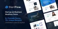 ThemeForest - Start Flow v1.5 - Startup and Creative Multipurpose WordPress Theme - 24096681