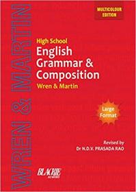 High School English Grammar and Composition Book (Multicolour Edition)