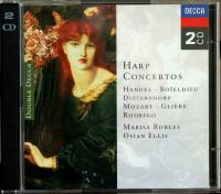 Handel, Boieldieu, Dittersdorf, Mozart, Gliere, Rodrigo ‎– Harp Concertos - Marisa Robles, Osian Ellis - 2CDs