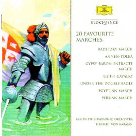 20 Favourite Marches - Strauss, Wagner, Teike, Muhlberger - Berlin Philharmonic & Winds, Herbert von Karajan