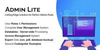 CodeCanyon - Admin Lite v2.1 - PHP Admin Panel + User Management - 21136710