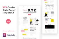 ThemeForest - XYZ v1.0 - Creative Digital Agency Elementor Template Kit - 26318331