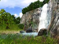 3D Waterfall Screensaver 1.0+serial