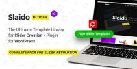 CodeCanyon - Slaido v2.0.5 - Template Pack for Slider Revolution WordPress Plugin - 21872714